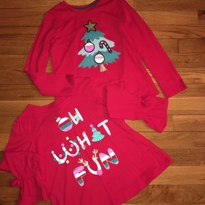 Two Christmas shirts